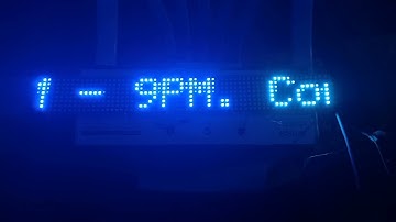 Multicolor Scrolling Text / LED Sign using Two 32x8 WB2812B with Arduino UNO