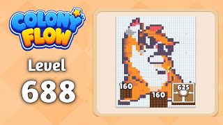 Colony Flow level 688 walkthrough solution gameplay 