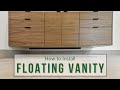 How to Install a Floating Vanity Custom Cabinet | Modern Bathroom Ideas