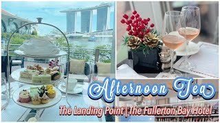 Vlog | 🫖 Afternoon Tea at The Landing Point - The Fullerton Bay Hotel Singapore