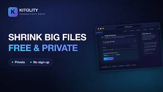 Compress Images & Audio Free — Reduce File Size | Kitolity
