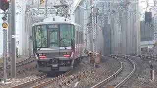 【JR神戸線】223系快速　塚本駅通過