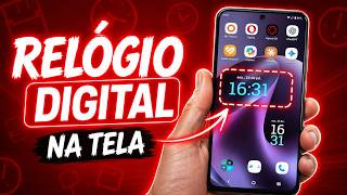 How to Customize Your Motorola Moto G17 Home Screen with a Digital Clock screenshot 1