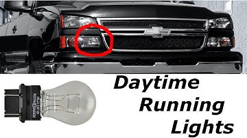 How to Replace the Daytime Running Lights on a 03 to 07 Silverado