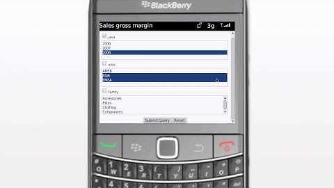LiveDashBoard on a BlackBerry