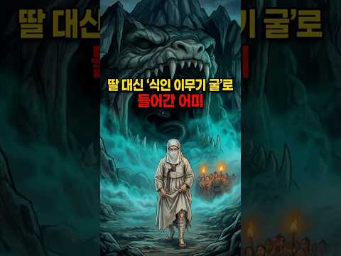 제물로 바쳐진 딸을 대신해 '이무기 굴'로 걸어 들어간 절름발이 어미 #야담 #숏츠 #쇼츠