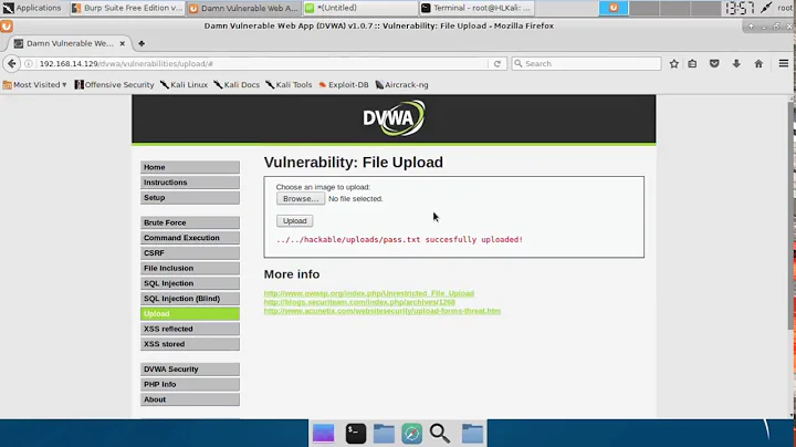 [low+medium] DVWA File Upload