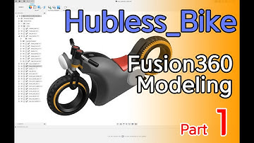 hubless bike fusion360 modeling part 1