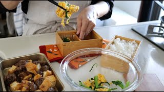 【お弁当作り】これは作りたくなる！ずぼらサイコロ厚揚げステーキ弁当bento＃754