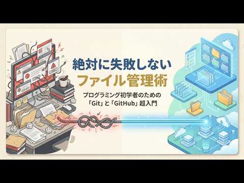GitとGitHubとは？絶対に失敗しない究極のファイル管理