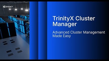 TrinityX Cluster Management