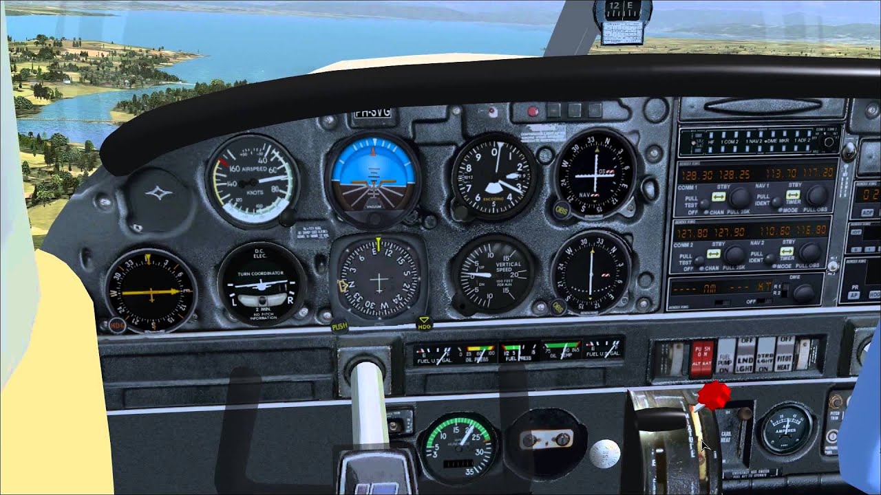 FSX Tutorial 06 - Start, Platzrunde und Landung - YouTube