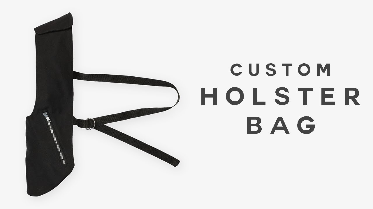 Custom HOLSTER BAG DIY Like ENGINEERED GARMENTS - YouTube