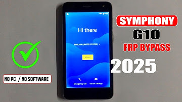 Symphony g10 Frp Bypass 2025 /without pc