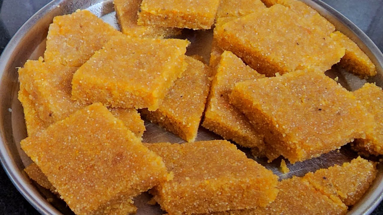 3 ingredient recipe - suji banana barfi | banana recipes |suji banana ...