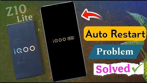 How to Solve Logo Stuck Problem in iQOO Z10 Lite | iqoo z10 lite Automatic Restart Problem Solve