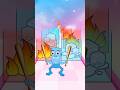Hot &amp; Cold Run Challenge: Tung Tung Tung vs Pinki #brainrot #sprunki