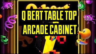 4K QBERT TABLE TOP ARCADE CABINET REVIEW