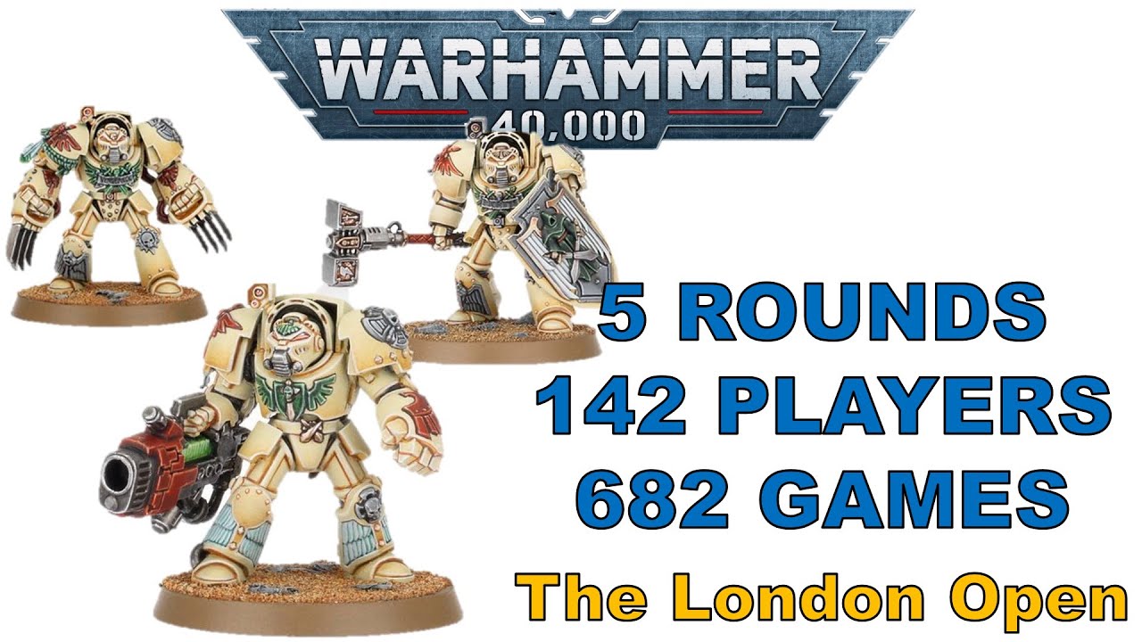 Last Hurrah in London for Dark Angels? TOP 3 ARMY LISTS, Tournament Win Rates, Popularity