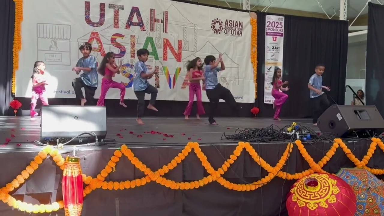 🎉 Utah Asian Festival 2025 | Bollywood Beats Dance Performance | Indian Culture in Utah
