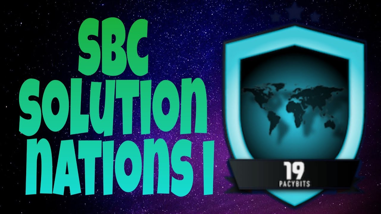 SBC SOLUTION NATIONS 1 / PACYBITS 19
