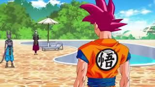 Super Saiyan God Goku VS Beerus / Full Fight English dubbed