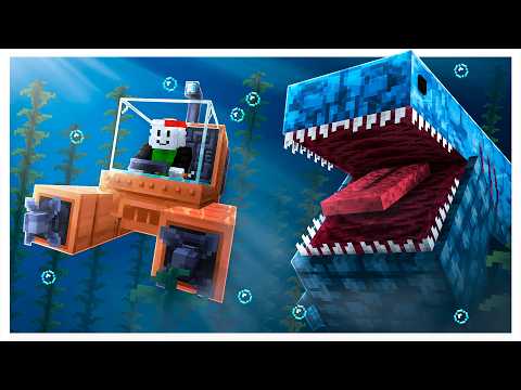I Survived at the Bottom of the Sea in My Minecraft World / Minecraft Thalassophobia