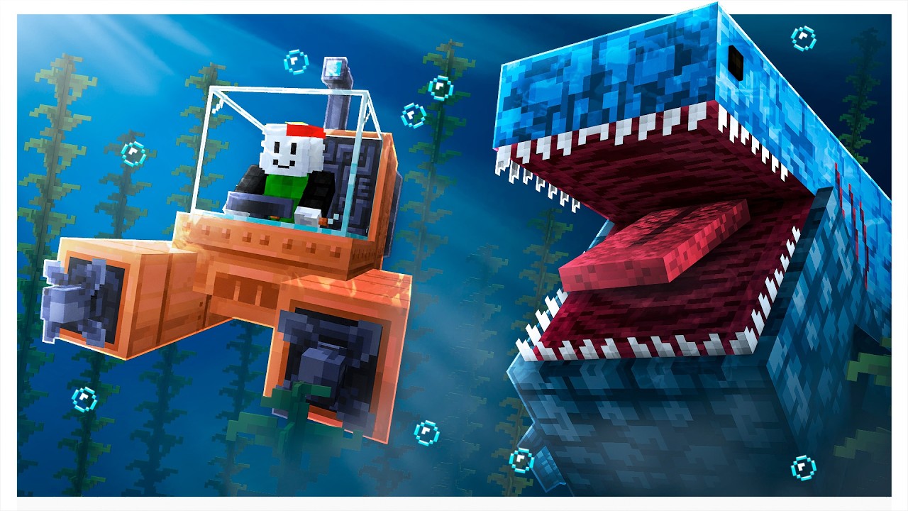 Explore El Fondo Del Oceano En Mi Mundo De Minecraft  / Talasofobia Minecraft