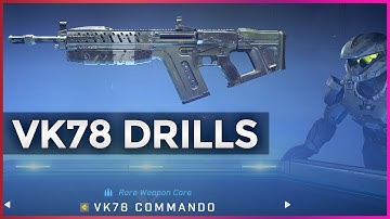 🦂 Halo Infinite: Academy Weapon Drills — VK78 Commando | All 3