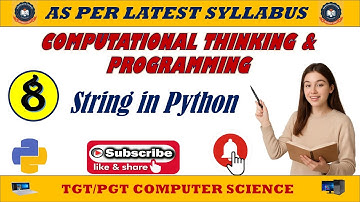 8 - Computational Thinking & Programming || Strings in Python - built-in-functions in String