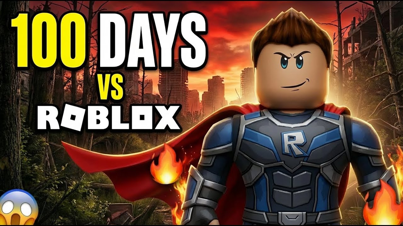 ROBLOX MEIN 100 DIN ZINDA REHNA HAI! Ye Mera Sabse Mushkil Challenge Hai! 😱🔥