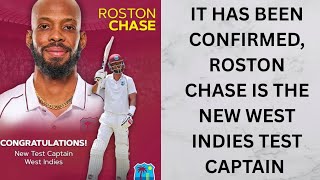 Roston Chase at the wheel/CWI appoints Chase as test captain