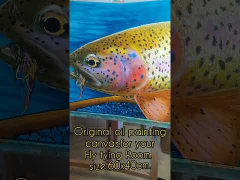 Rainbow Trout Painting