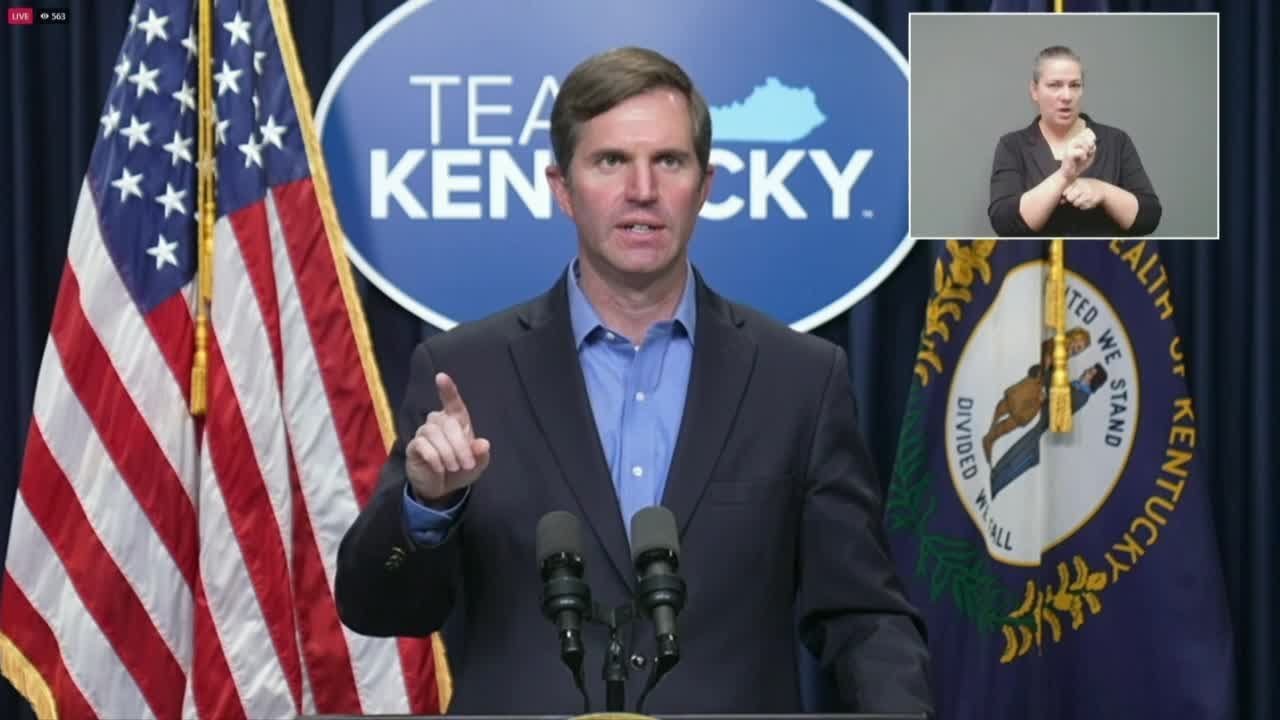 Gov. Beshear gives Team Kentucky update - YouTube