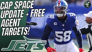 New York Jets Free Agents Targets + Cap Space UPDATE! | Post Draft