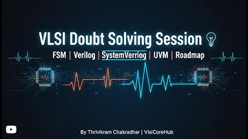 Free VLSI Doubt Solving Session | FSM, Verilog, SystemVerilog, UVM & Roadmap Explained | VlsiCoreHub
