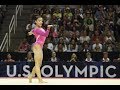 Laurie hernandez  floor exercise   2016 us olympic trials  day 2