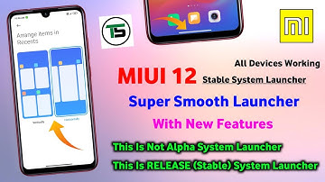 [STABLE] Super Smooth Stable System Launcher With New Features | New Recent Menu | Navigation Bar
