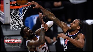 كواي يُسقط دي أندريه أيتون ويسجل بول جورج 33 نقطة في مباراة كليبرز ضد صنز | سبورتس نيشن screenshot 3