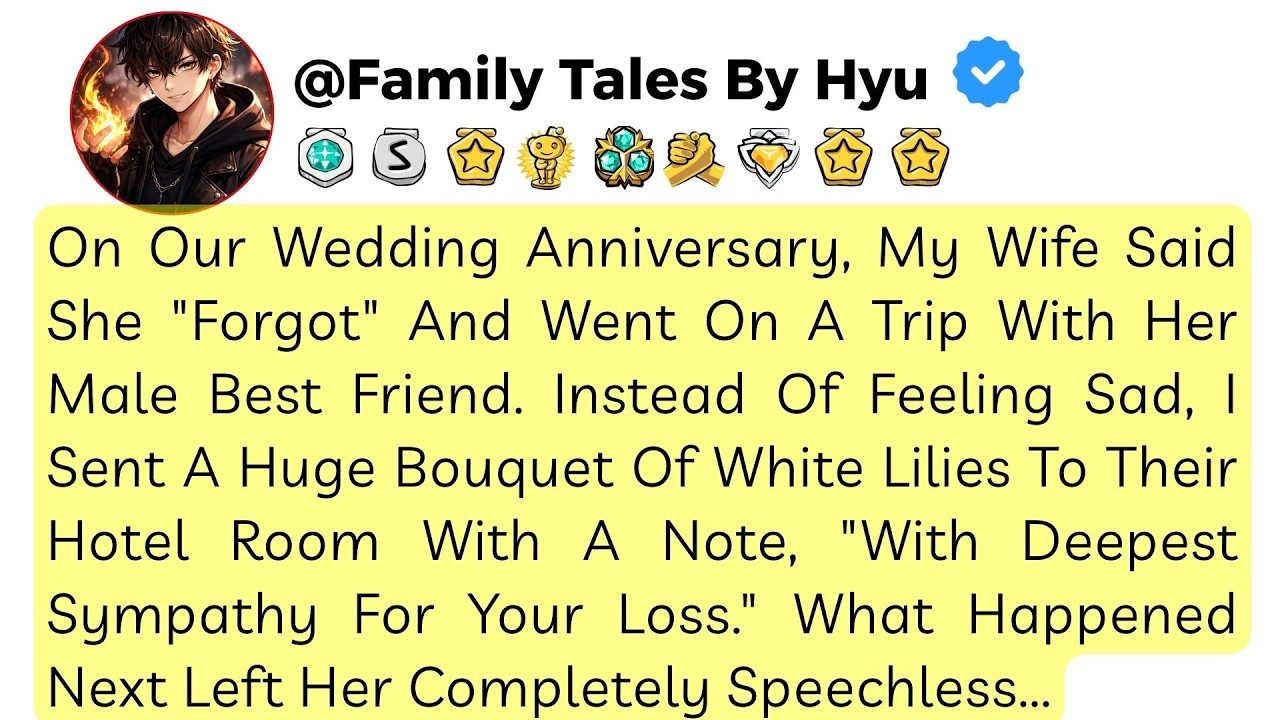 On our wedding anniversary, my wife said she “forgot,” then went on a trip with her male best friend