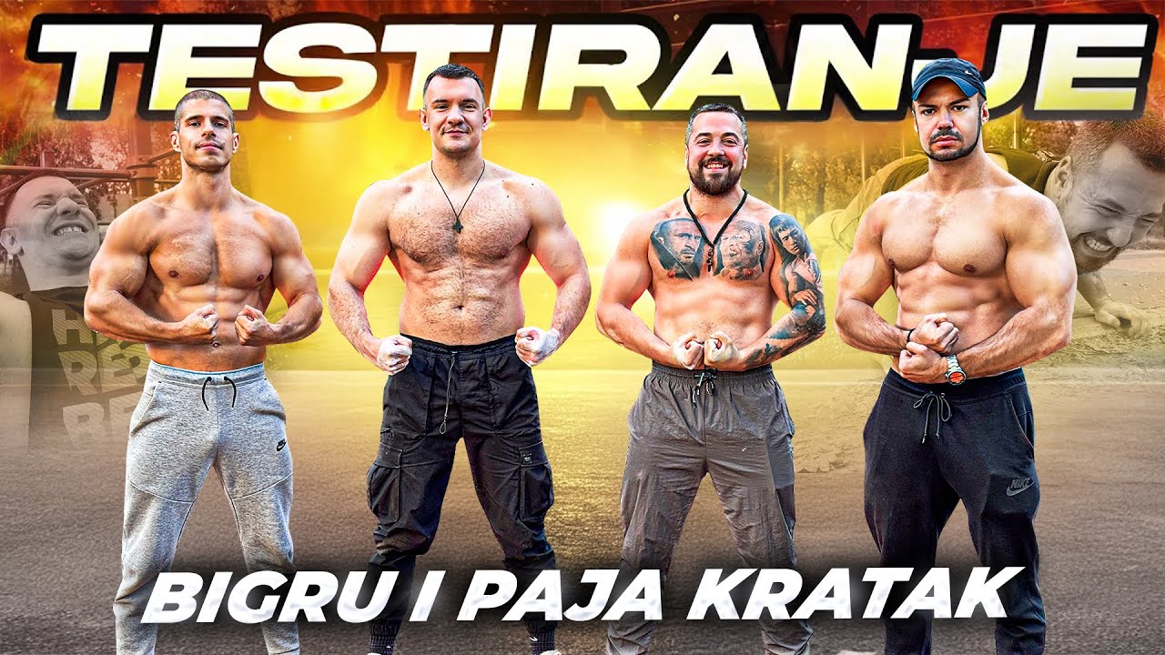 Testiramo BIGRU-a I PAJU KRATKOG na HIGH REPS!