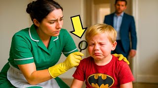 ابن رجل الأعمال الأصم كان يطلب المساعدة يوميًا… حتى فهمت عاملة التنظيف الجديدة الإشارة