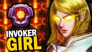 INVOKER GIRL - THE SUNSTRIKE GOD | Dota 2 Invoker