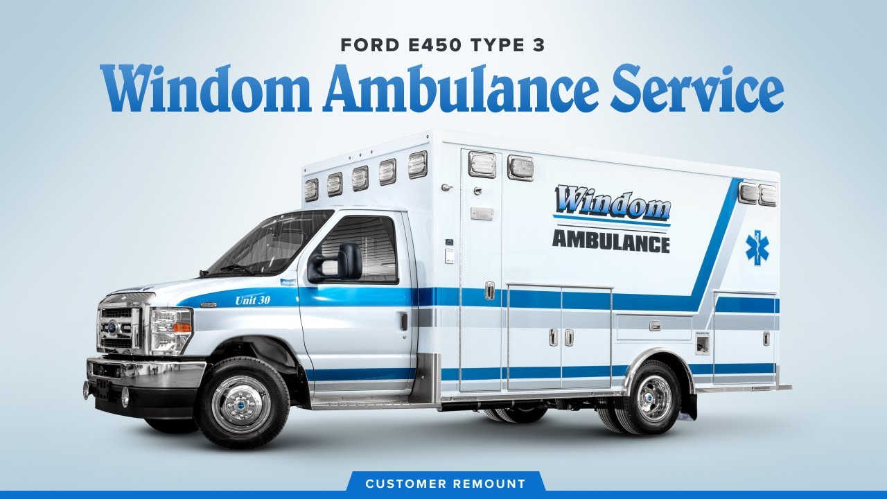 Windom Minnesota's remounted Type 3 Ford E450 ambulance 20 YEARS OF