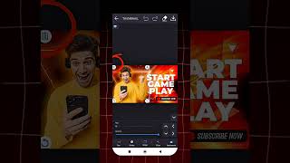 Easiest Way to Make Gaming Thumbnails🔥#GamingThumbnail #ThumbnailTutorial #YouTubeShorts #GamingEdit