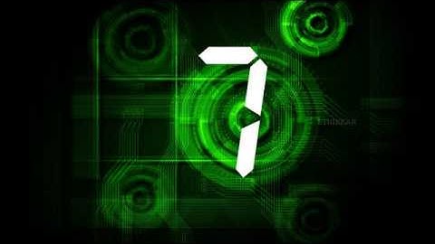 Countdown 9 to 0 (Digital Timer) - Motion Graphics (12 sec) | STRIKKAR