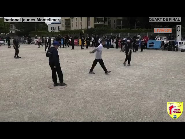 Miniature : National jeunes Montélimar quart minimes Livron vs CRA
