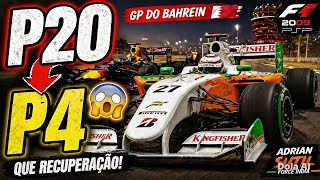 LARGUEI P20 e QUASE PEGUEI PÓDIO! 😱 | P4 no Bahrein - F1 2009