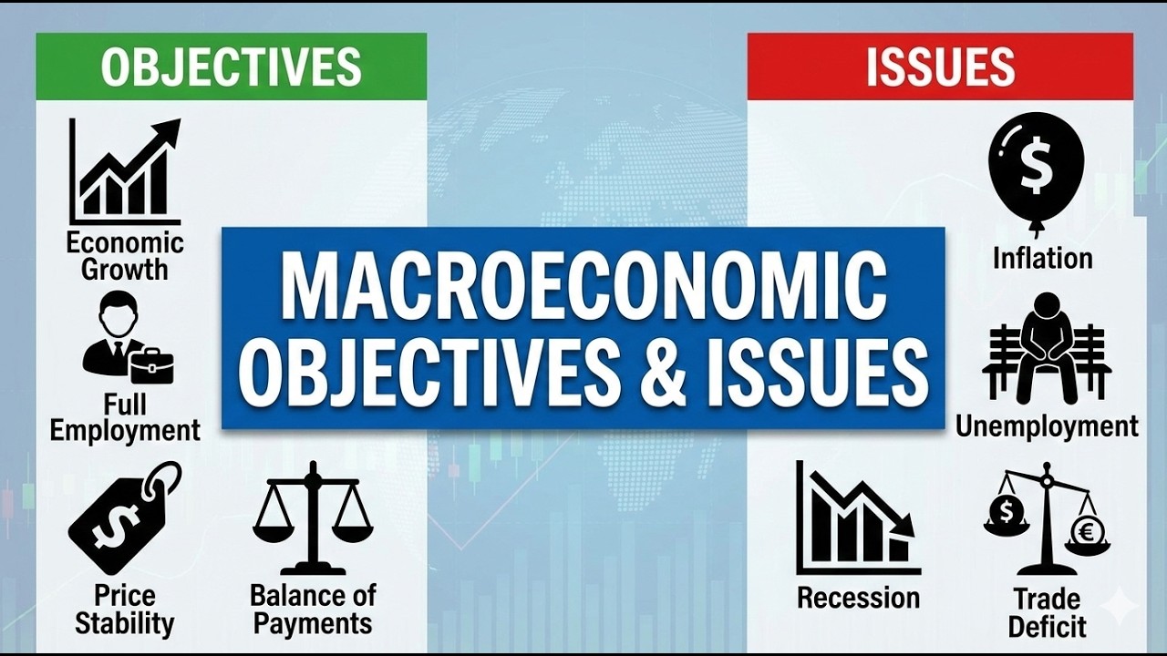 Macroeconomic Objectives & Issues - YouTube