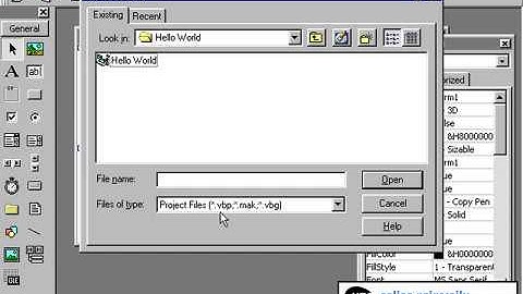 Learn Visual Basic 6 Part7: Saving and Running the Project
